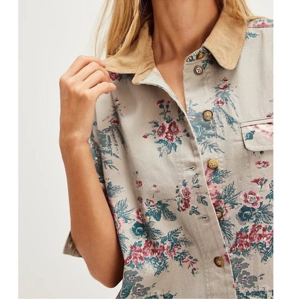 Free People Floral Mini Dress NWOT - Picture 4 of 10